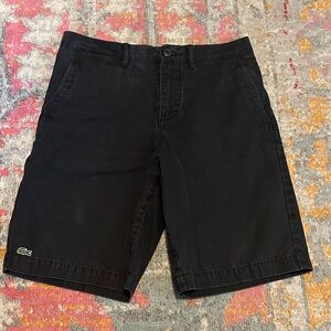 Lacoste Men's Cotton Twill Shorts - 10.5” inseam